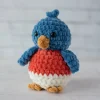 Belinda the Crochet Bluebird