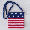 Star Spangled Crochet Flag Bag Star Spangled Crochet Flag Bag