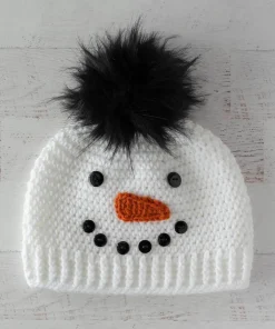 Crochet Snowman Hat