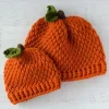 Crochet Pumpkin Hat in All Sizes Crochet Pumpkin Hat in All Sizes