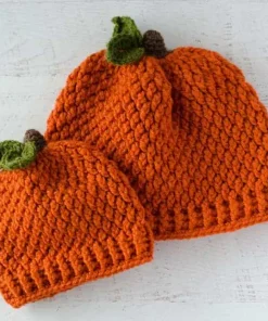 Crochet Pumpkin Hat in All Sizes
