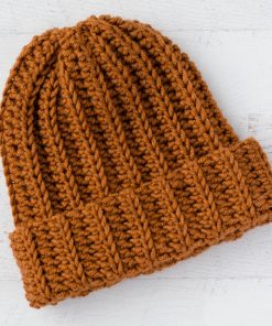 Ribbed Wonder: An Easy Crochet Hat