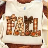 Fall Patchwork Letters Sweatshirt – Cozy Autumn Pumpkin Plaid Graphic Tee, Vintage Fall Word Shirt, Thanksgiving Graphic T-Shirt, Cute Seasonal Gift Fall Patchwork Letters Sweatshirt – Cozy Autumn Pumpkin Plaid Graphic Tee, Vintage Fall Word Shirt, Thanksgiving Graphic T-Shirt, Cute Seasonal Gift